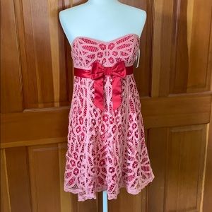 Betsey Johnson Strapless dress